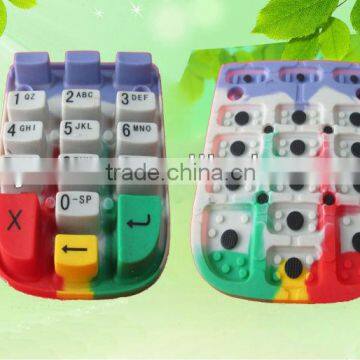 customized silicone keypad custom made silicone button Natural silicone synthetic rubber products manufacturer factory company