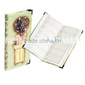 pocket phone book paper printing