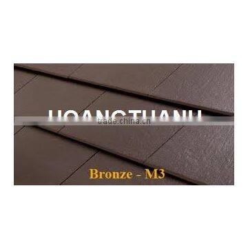 Wave Flat Roof Tile Bronze M3