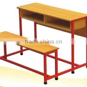 Detachable 2-person desk & chair for sale student desk & chair A-022