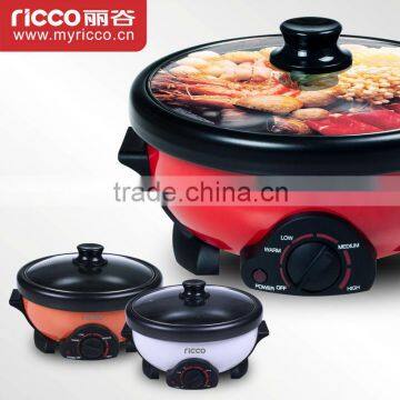 Multi cooker with hot pot function and curry cooking