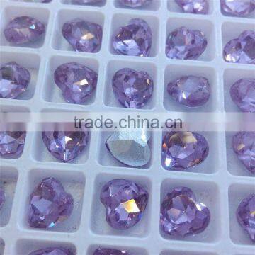 New Arrival simple design crystal point back rhinestones 2016