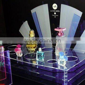 Acrylic Cosmetic Fragrance Display Stand Rack