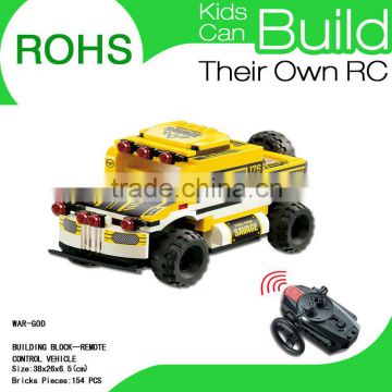 4CH Electric car Radio control car infrared Building Block car