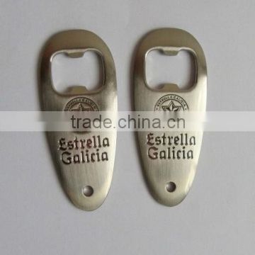 zinc alloy bottle opener with key chain