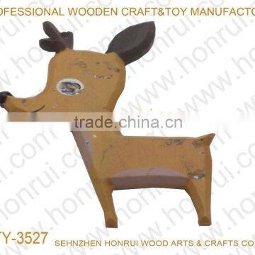 High quality hand carved wooden animal doll