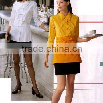 Customize elegant hotel housekeeping uniform