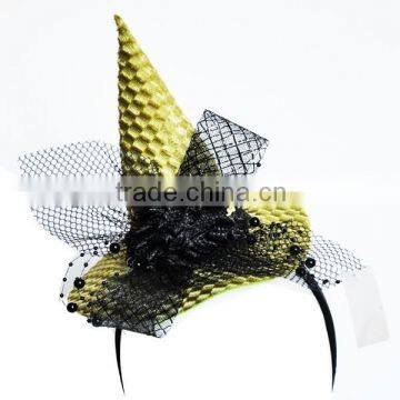 HALLOWEEN PARTY ACCESSORIES FASION GREEN WITCH HAT HEADBAND