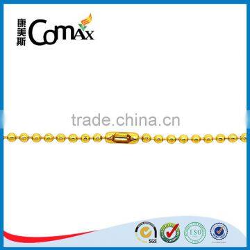 Gold Metal Brass Ball Chain for Bag Decoration, Necklace photo-3