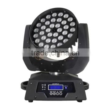 Promotion item 36*10w wash light led zoom moving light