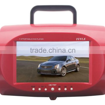 7" inch DVD Portable Player With TV Tuner