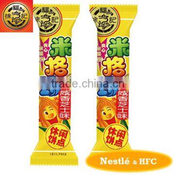 HFC 2650 bulk grain snack crispy rice rolls with cheese flavor