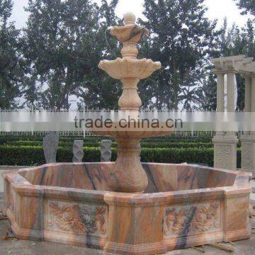 Marble garden stone water fountain