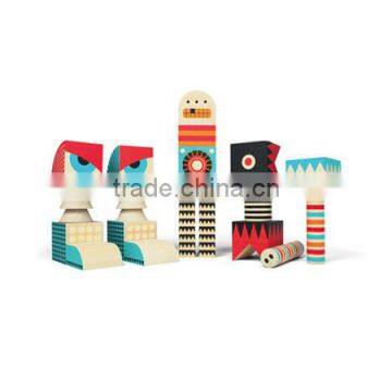 Kids Blocks Assemble Plastic Figures/Customized Assemble Plastic Figure Toys/OEM Cute Plastic Figures Factory Price