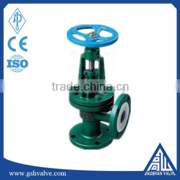 Cast iron F4 sealed angle globe valve