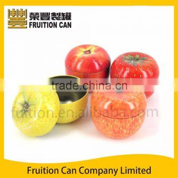 Small Round Fruit Premium Candle Tin Can