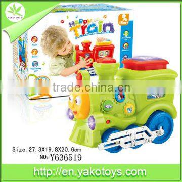 Happy battery operated train toy,educational train,with EN71/62115