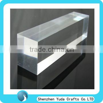 acrylic transparent block laser etching acrylic clear block