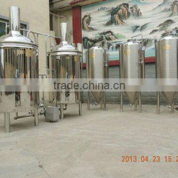 Jinan Stainless Steel Micro Beer Brewing Machinery