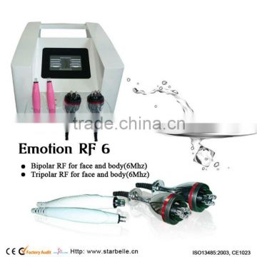 skin tightening bipolar tripolar rf beauty machine