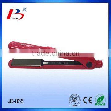 JB-865 pink and black hair straighteners,professional iron