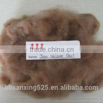 100% virgin dyed brown acrylic fiber, nice quality, 1.5D*38MM