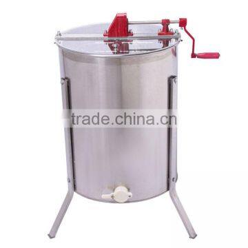 durable 4 frames stainless steel honey extractor by manual