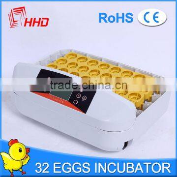 HHD brand commercial chicken egg incubator for sale with CE certificate YZ-32A