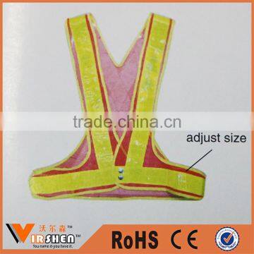 En471 Standard Red Motorcycle Reflecting Safety Vest