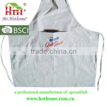 100% Polyester High Quality Wholesale Custom Waterproof Kitchen Apron With Logo Print photo-5