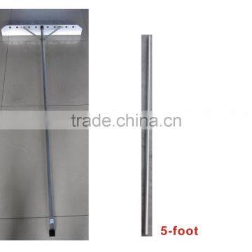 Adjustable Aluminum Snow Rake With 5ft Extension Pole