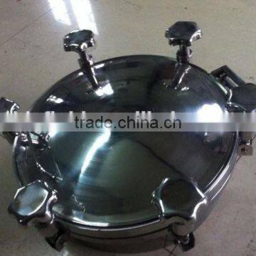 pressure quick open stainless steel manhole cover