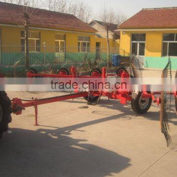 hot sale low price!!mini hayrake farm alfafa/grass collection machine with CE approval