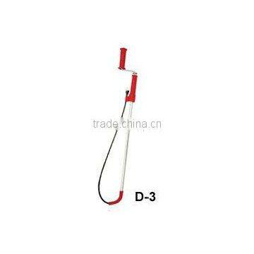 Manual toilet pipe cleaner D-3,D-6