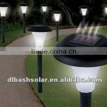 Solar Powered LED Spot Lights Outdoor Garden Cube Post Lawn Lamp