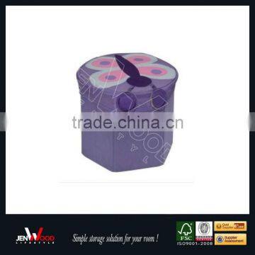 Kids furniture round cube ottoman