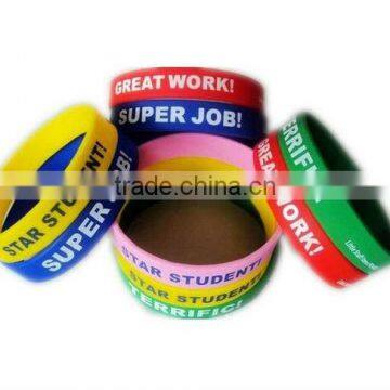 HOT Sale !!! Most Special and Lovely printed silicone bracelet