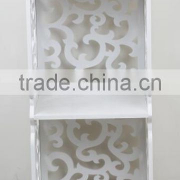 Store More Hot Selling 3 Tier White Storage Shelf