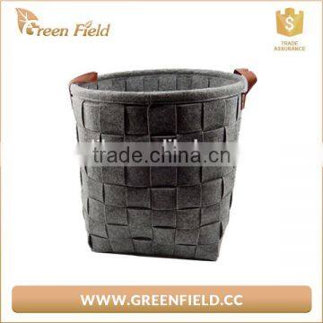 Weaving Storage Basket Felt Handmade Bag photo-2