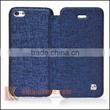 China Wholesale Mobile Phone Leather Flip Case Cover For IPhone 5 photo-4