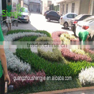 SJLJ013601 High Quality Artificial Green Wall Indoor Outdoor Decorative Artificial Grass Wall photo-5