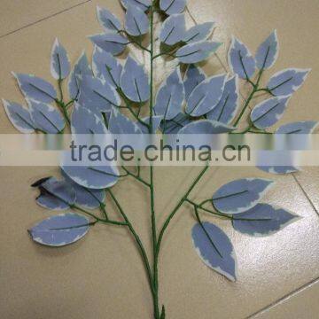 GUangzhou Shengjie Wholesale White Edge Banyan Tree Leaves for Ficus Tree Decoration photo-4