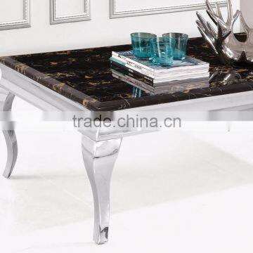 Newest Model Coffee Table With Black Marble Top photo-3