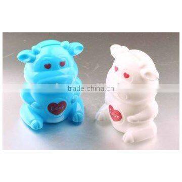 Wholesale plastic bull shape money box