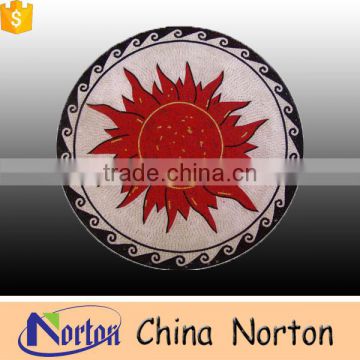 Marble flooring solar design medallion tiles wall art NTMS-MM022Y