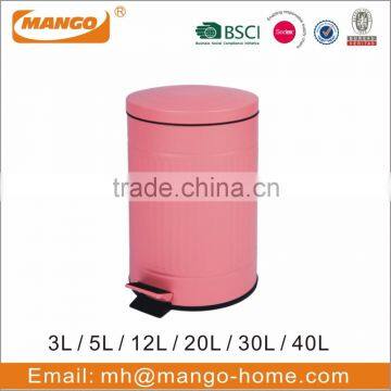 Colorful Powder Coating Oval Steel Waste Bin photo-2