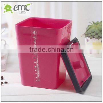 Plastic desk garbage can dustbin