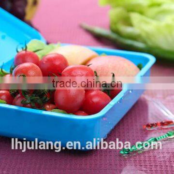 Eco-friendly Plastic Child Rectangle Shape Lunch Box