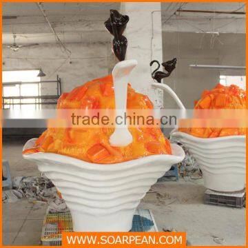 Fiberglass Window/Shop Display Statue Ice-cream Decoration Props photo-2
