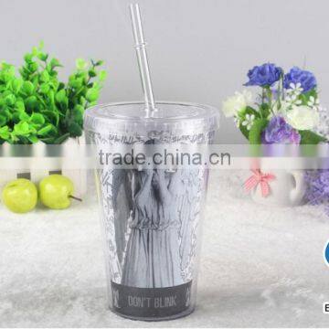 Custom Logo Printed Wholesale Reusable Plastic Cup With Lid photo-6
